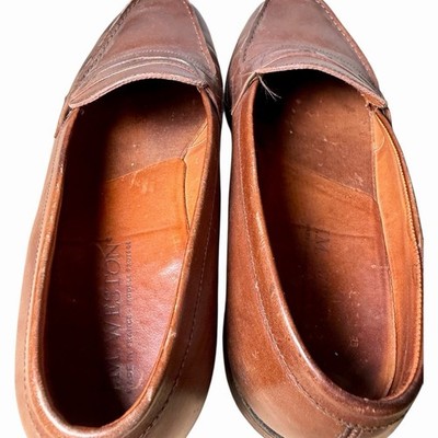 JM Weston 180 Loafers Brown Leather Made In France Men\'s‎ 6D US 7 Men main image 3