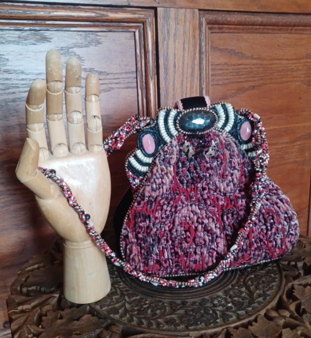 25+ Purple Beaded Vintage Bags, Handbags & Cases for sale