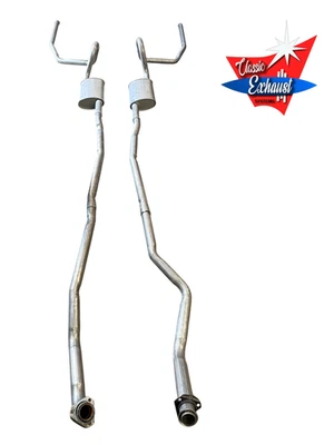 1965-1969 CHEVY BELAIR, BISCAYNE & IMPALA DUAL EXHAUST, ALUMINIZED, 283 & 327 - Image 1 of 3