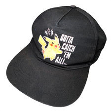 Black Gotta Catch 'Em All Pokemon Hat Cap One Size Fits Most Snap Back