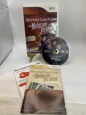 Mystery Case Files The Malgrave Incident Nintendo Wii Tested Authentic Disc Mint