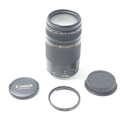 Objectif pour appareil photo téléobjectif zoom Canon EF 75-300mm f/4-5.6 III[... - Photo 1/4