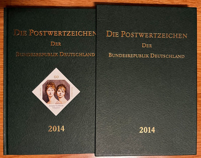 Jahrbuch 2014 komplett postfrisch ** Bund BRD Postwertzeichen mit Schuber