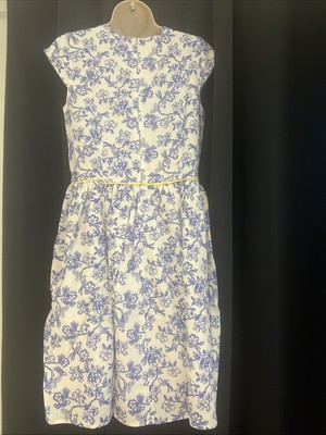 Matilda Jane Bluebell Toile Lined Linen Dress Women's Size 8 NWT Hello  Lovely | eBay