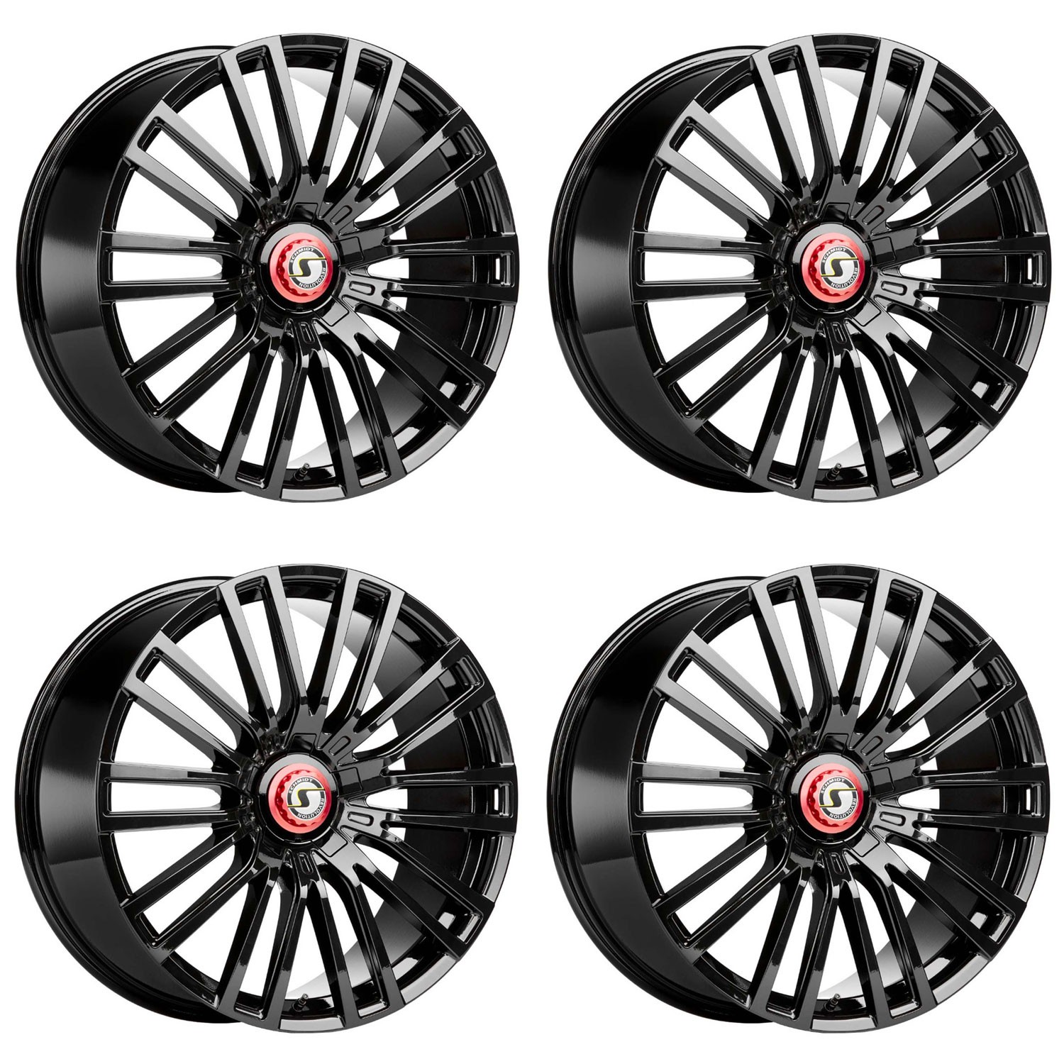 4 Schmidt wheels Eckstein 10.5Jx23 + 12.0Jx23 5x112 SW for Mercedes AMG GLE Coup