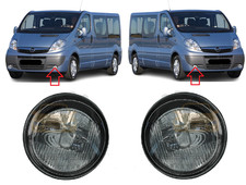 NEW OPEL VIVARO 02-14 RENAULT TRAFIC 01-14 FRONT BUMPER FOGLIGHT LAMP PAIR SET