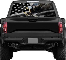 American Flag Rear Window Truck Decal