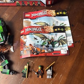 LEGO Ninjago 70593 The Green NRG Dragon Box & Manual - Partially Complete