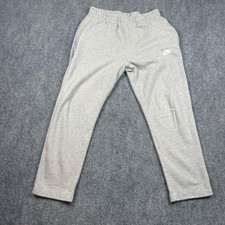 Nike Grey Sweatpants with Elastic Waistband and Logo