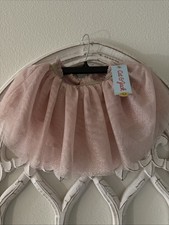 NEW- Cat  Jack Toddler Girls' Ballet Pink Gold Tutu with Gold Flecks Size 2T