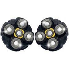 2PCS Replacement Heads for Microtouch Titanium Head Shaver Bald Head Shaver