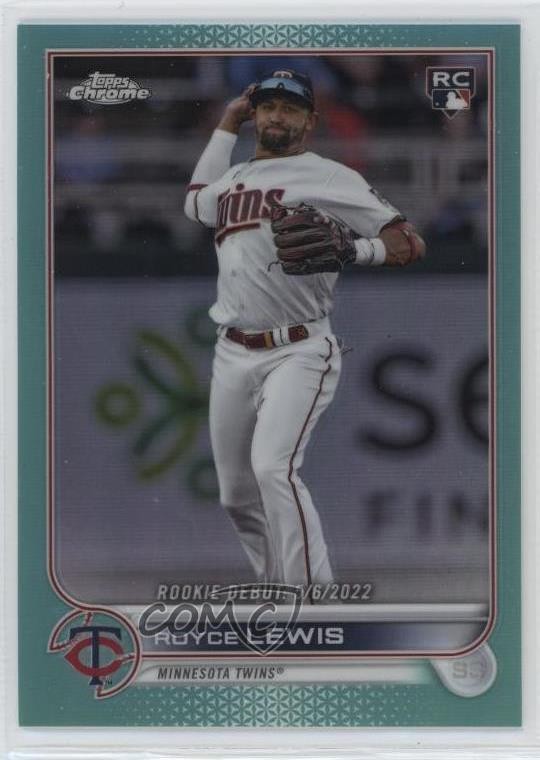 2022 Topps Chrome Update Debut Aqua Refractor 88/250 Royce Lewis Rookie RC 4l3