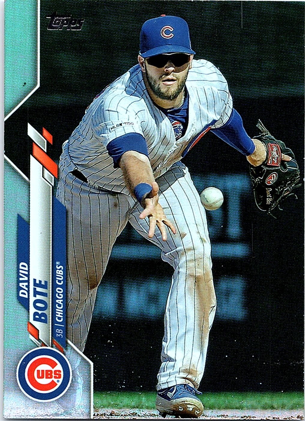 David Bote 2020 Topps Rainbow Foil #311 Chicago Cubs