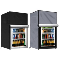 Adjustable Outdoor Fridge Cover 210D Oxford Waterproof Weather Resistant Design