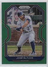2021 Panini Prizm Tier II Green Prizm Jose Altuve #179 0zd3
