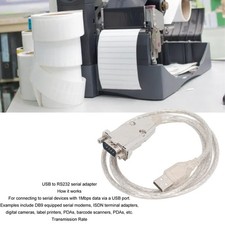 USB To Serial Adapter 3.3ft USB To RS232 Male 9pin DB9 Serial Cable For Wind Set