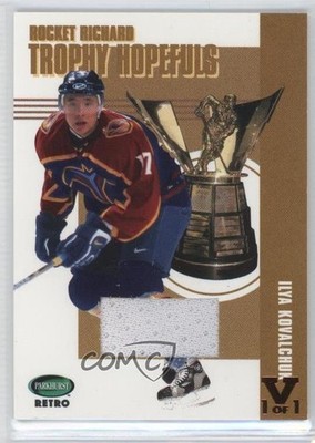 2002-03 ITG Parkhurst Retro Vault Copper 1/1 Ilya Kovalchuk #RR-6 2a8