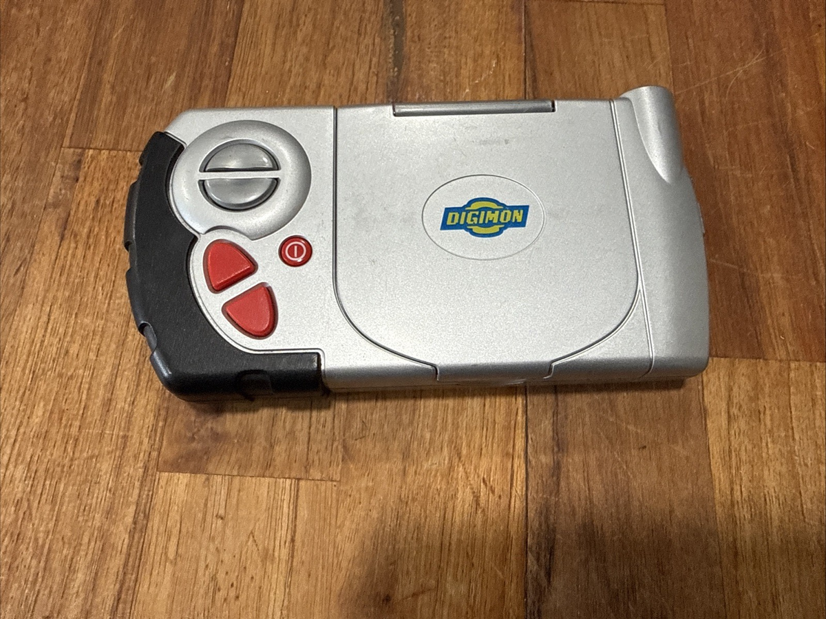 Digimon digivice D-Terminal argent Bandai 2000 testé