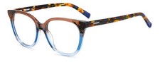 MISSONI Women's Eyeglasses MIS 0100 IPA Brown Blue Optical Frame 53-17-145