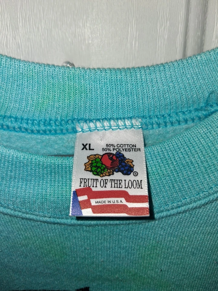 复古 90 年代边境牧羊犬运动衫 XL Fruit of the Loom Cottagecore 狗奶奶 — 第 3/4 张图片