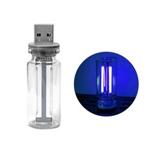 USB LED Car Interior Atmosphere Light, Plug-in USB Automotive Interface Blue