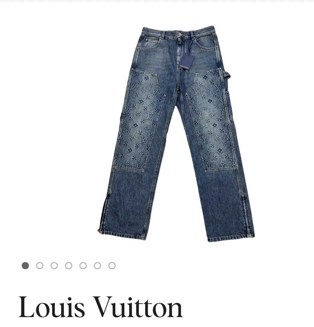 Louis Vuitton Denim Jeans for Men for sale | eBay