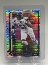 2025 Topps Chrome - Will Anderson Jr #121 Pulsar Refractor. Houston Texans