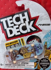 Tech Deck Finesse THE #1 KING Authentic Graphics Skateboard RARE Fingerboard