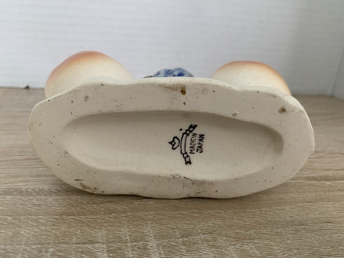Bird And Egg Vintage Vase/Flower Pot Made In Japan Vtg Planter