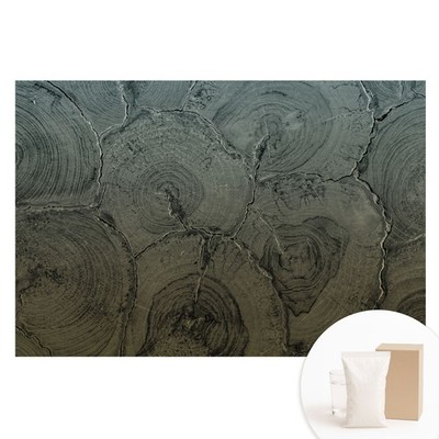 Textured Non-Woven Paste the Wall 3D Effect Gray Wood Grain Classic Pattern