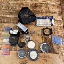 Large Lot of Vintage Camera Accessories And Parts