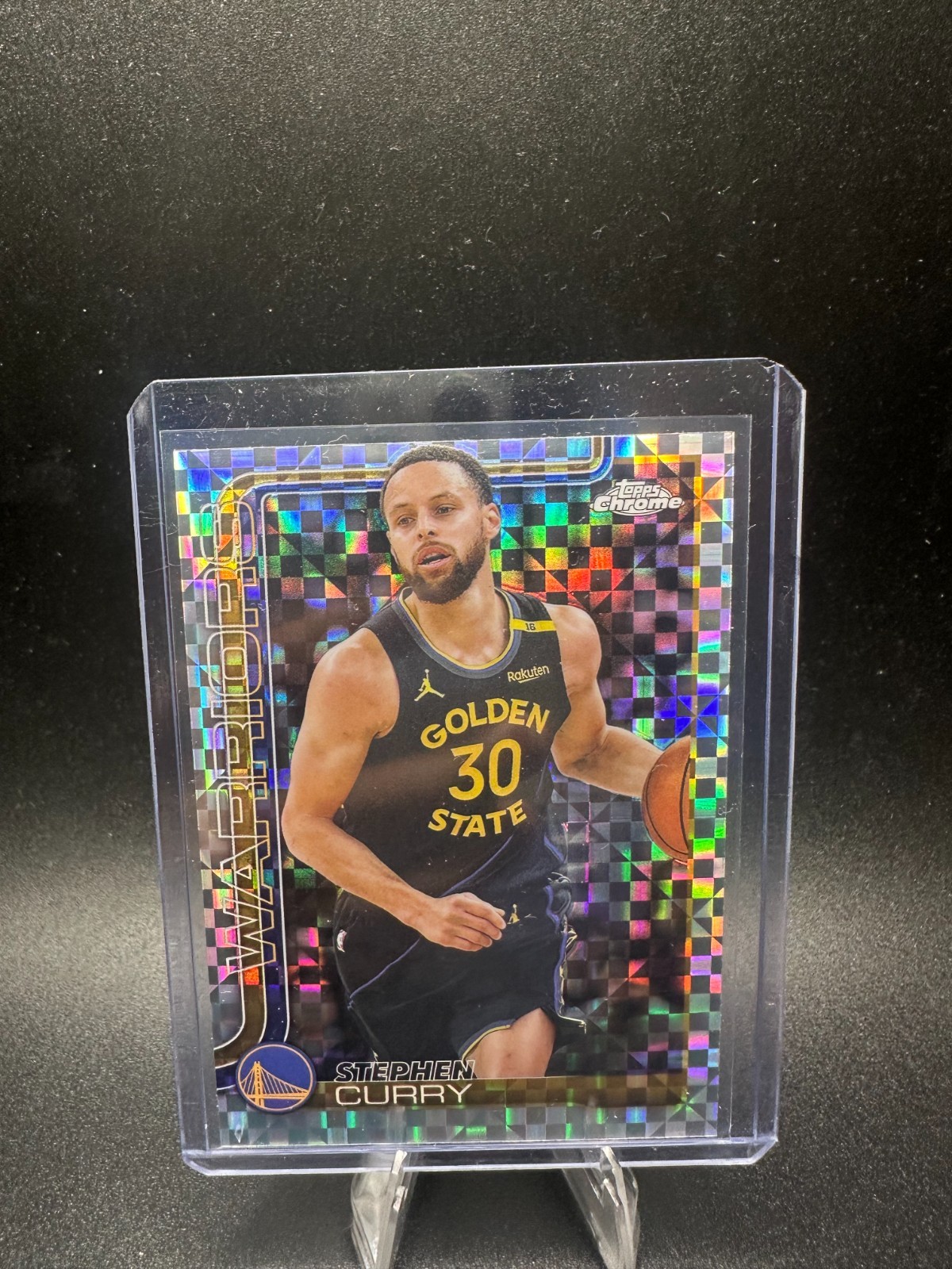 Topps Chrome Stephen Curry Golden State Warriors X-Fractor 2025-26 #201