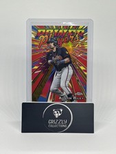 AUSTIN RILEY 2025 Topps Chrome Update Power Players GOLD REFRACTOR #/50 Braves