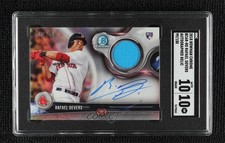 2018 Bowman Chrome Relics 99/150 Rafael Devers #BCAR-RD SGC 10 GEM Auto nf5