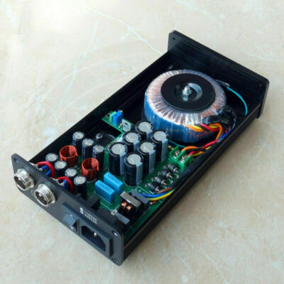 Finished 50VA HIFI Ultra-low Noise 2 Ways Linear Power Supply DC12V@3A Home PSU