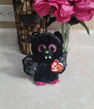 NM* Ty Beanie Boos - DART the Halloween Bat (6 Inch) NMWMT - Stuffed Plush Toy