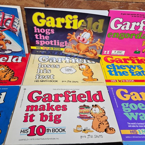 Vintage Jim Davis Lot Of 36 Garfield Fat Cat Books (#1-33) Paperback Comic Books - Picture 6 of 19