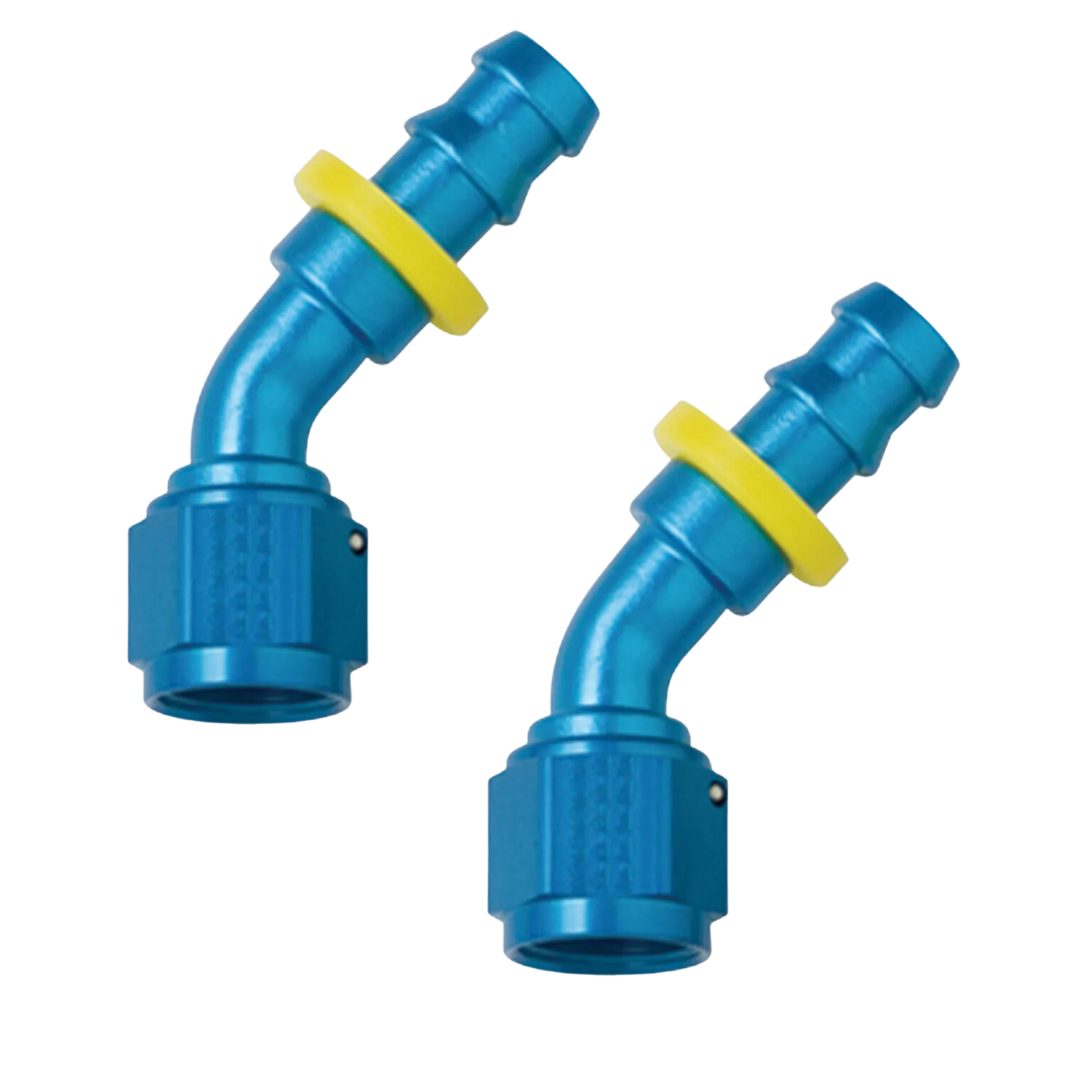 Fragola Hose Fitting #12 45-Degree Push Lock 204512 Fragola Hose Fitting #12 45-Degree Push Lock 204512