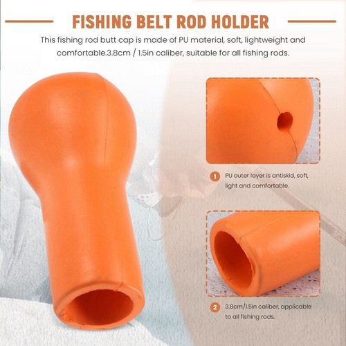 Fishing Rod Butt Cushion Gimbal Fishing Fighting Belt Waist Holder Shock2871 - Picture 4 of 8