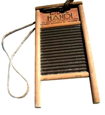 Vtg. Dubl Handi Columbus Washboard Co. USA FARMHOUSE COTTAGE CORE  Crafts  GUC