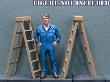 1/24 1/25 Scale Ladder - For garage/repair workshop G scale diorama (set of 2)