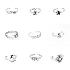 Zehenring Damen Fußring Fussschmuck toe ring 925 Sterling Silber z618