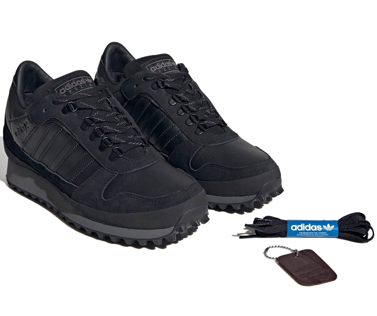 adidas Spezial Originals Hiaven SPZL Triple Black Mid Top adidas Spezial Originals Hiaven SPZL Triple Black Mid Top