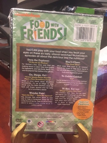 Nickelodeon Favorites - Food With Friends (DVD, 2011) Mfg. Sealed - Foto 2 di 3