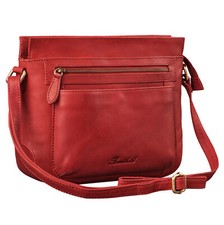 Damen Schultertasche Echt Leder Vintage Umhängetasche Ledertasche Frauen Klein