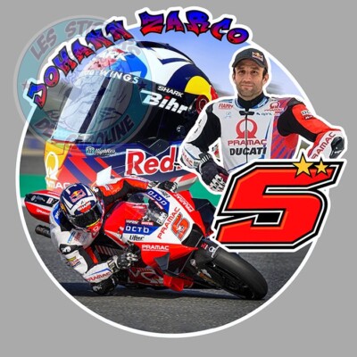 Stickers Johnny Johann Zarco #5 : Le Saviez-vous ? - Paddock GP Moto Gp