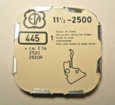 ETA PART 445 SETTING LEVER SPRING - SET BRIDGE CAL 2500 2520 2520R SIZE 11 1/2