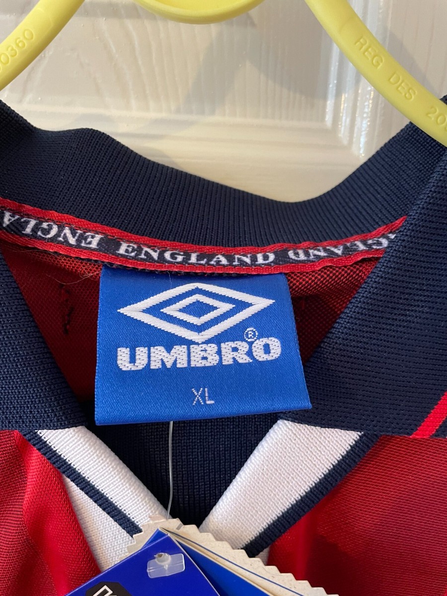 Authentic Vintage England 1998 World Cup France shirt BECKHAM 7