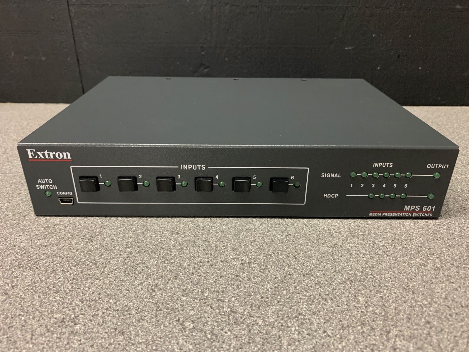 Extron 601 Extron MPS 601 6 Input Media Presentation Switcher Scaler HDMI Out 60 ...