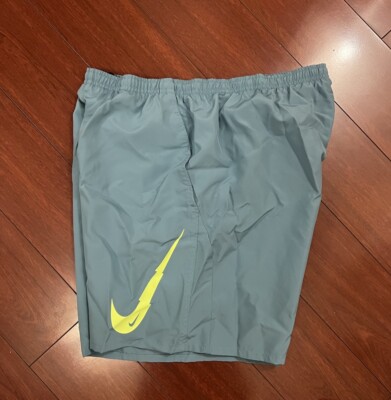 Nike Men s 7  Brief-Lined GX Wild Run Swoosh Running Shorts CK0459-424 Cerulean
